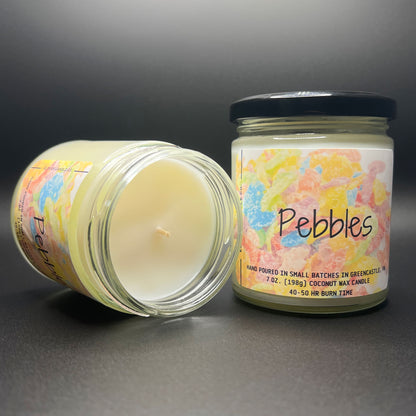 Pebbles Candle